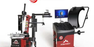 Fortisky 1670-8833 Tilt Back Tire Changer & Dynamic Screen Wheel Balancer Combo