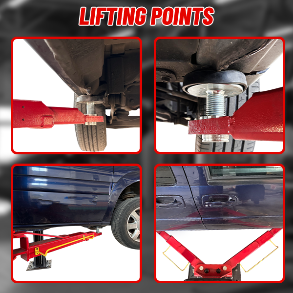 KATOOL KT-AM120SD 12000 lbs. Clear Floor Two Post Lift with Direct Drive and Assym Arms - Image 4