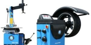 Atlas TC221 Rim Clamp Tire Changer + WB11 Wheel Balancer Combo