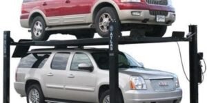 Atlas PRO9000 Extra Tall, Extra Wide Portable Heavy Duty 4-Post Lift 9000 lb. Capacity
