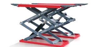 Fortisky FSL-FR90 Full-Rise Scissor Lift 9000lbs 72" Electric Lock Release