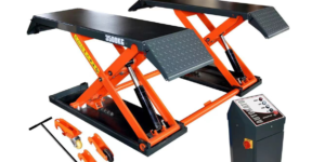 KATOOL KT-X80 8000 lbs. Pneumatic Lock Release Scissor Lift (110v or 220v)