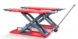 Fortisky FSL-MR80 Mid-Rise Scissor Lift 8000lb 47" Electric Lock Release