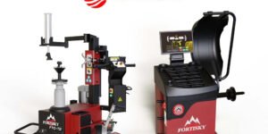 Fortisky T2-8823 Leverless Center Post Tire Changer Fully Automatic Combo