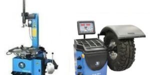 Atlas TC229 Rim Clamp Tire Changer + WB41 Wheel Balancer Combo